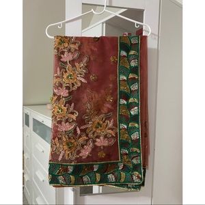 Embroidered Saree with blouse